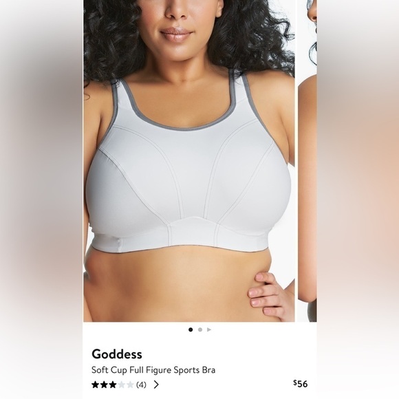 Goddess Sports Bra Full Coverage 34D - Picture 4 of 4